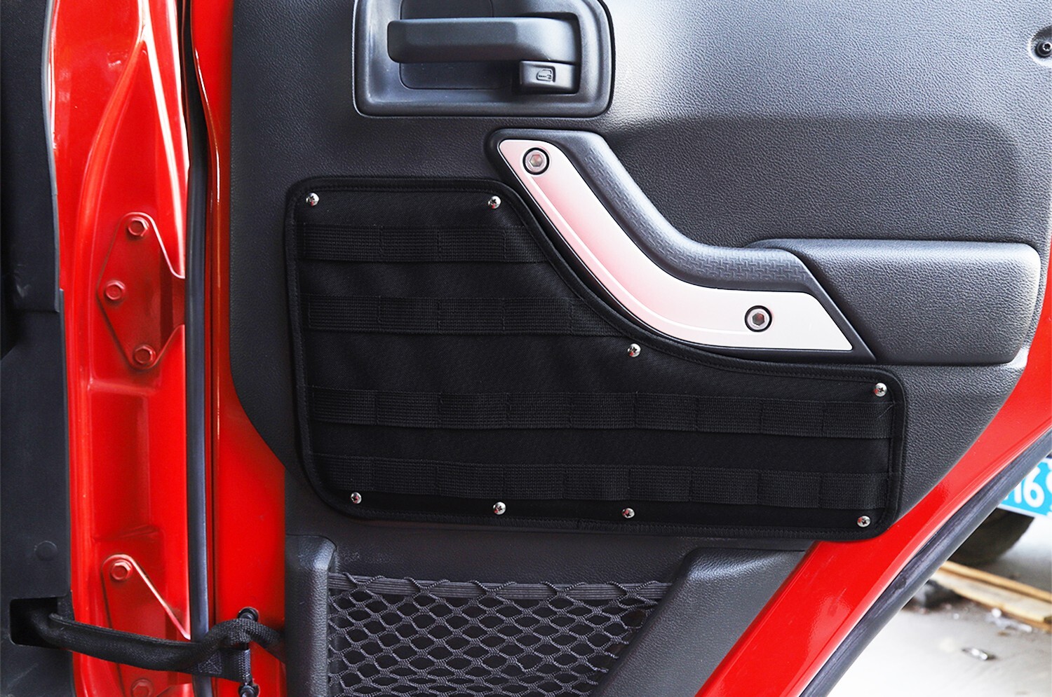 Tactical MOLLE Front Rear Door Storage Bag for Jeep Wrangler JK 2011