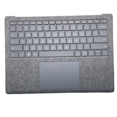 IACCESSORYONLINE For Microsoft Surface 3 4 13.5" 1867 1868 1950 US Palmrest Backlit Keyboard Gray