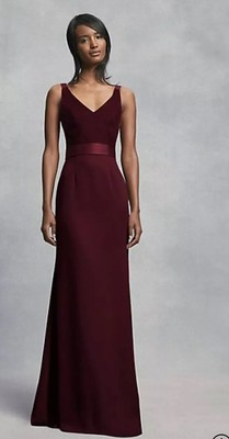 wine bridesmaid dresses
