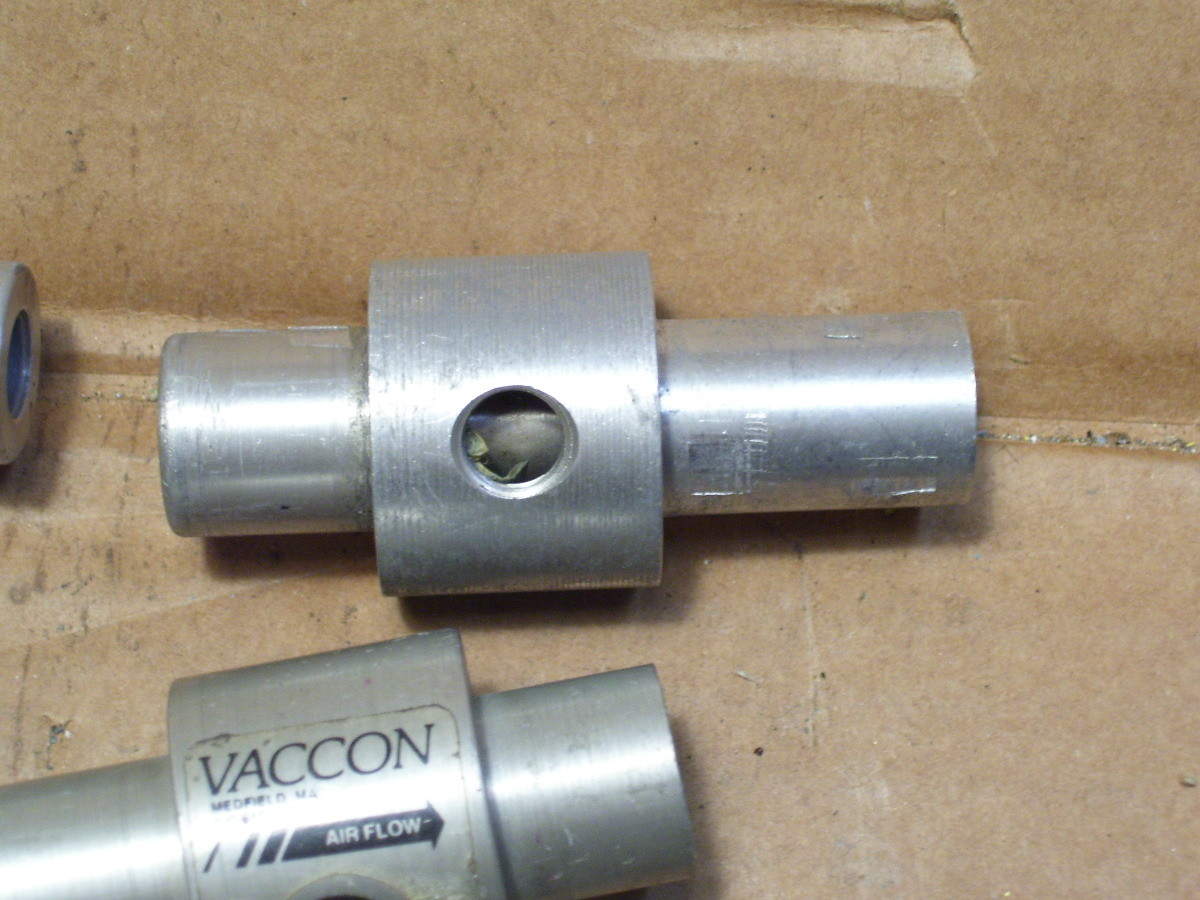 LOT 3PCS VACCON DF 23 MATERIAL CONVEYING AIR DRIVEN VACUUM PUMP 1/4