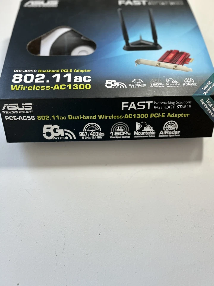 ASUS PCE-AC56 1300Mbps WiFi Adapter - New Open Box - Image 4 of 4