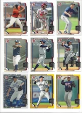 2015 BOWMAN PROSPECTS  w/ PARALLELS -  SILVER ICE, YELLOW BORDER - U PICK!!
