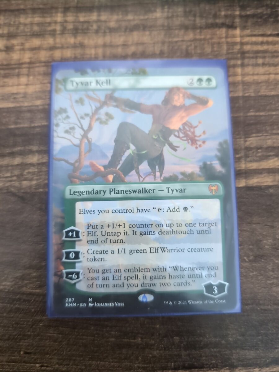 Tyvar Kell 1x FOIL KHM MTG Kaldheim Mythic MINT green Tyvar Kell 1x FOIL KHM MTG Kaldheim Mythic MINT green