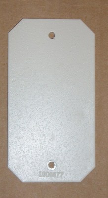 Wiremold 8B Single-Gang Evolution Device Mounting Plate, Ivory (QTY 2 Plates)