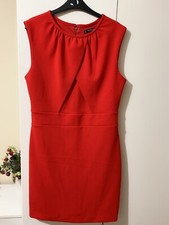 Mango Basics Women Long Bodycon Dress New Without Tags Eur L (Red)