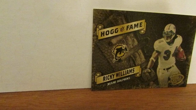 2003 Playoff Hogg Heaven of Fame Ricky Williams /500 Miami Dolphins - Image 2 of 4