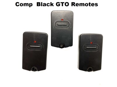 GTO Mighty Mule Comp RB741 FM135 Visor KeyChain Remote Control Transmitter 3 Pak