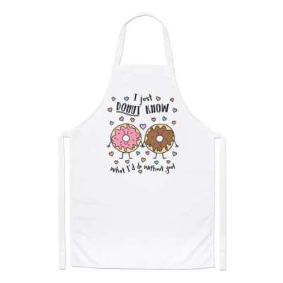 I Just Donut Know What i'd Do Without You Kochschürze lustig Valentinstag BBQ