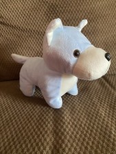 Tony Toy Blue White Puppy Dog 10 Plush Stuffed Animal Puli International