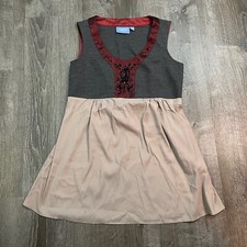 Simply Vera Wang Womans Tank A-Line Dress Sleeveless Jeweled Multicolor Size S