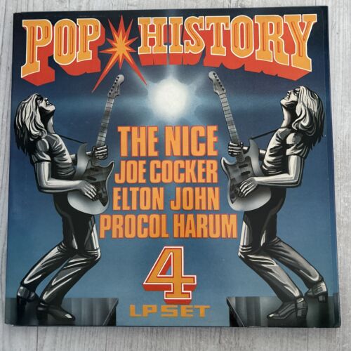 4 LP`s Box Set The Nice / Elton John / Joe Cocker / Procol Harum – Pop History - Picture 1 of 19