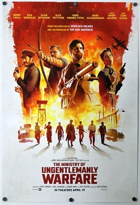 Ministry Of Ungentlemanly Warfare original DS movie poster 27x40 DS 2024 Ritchie