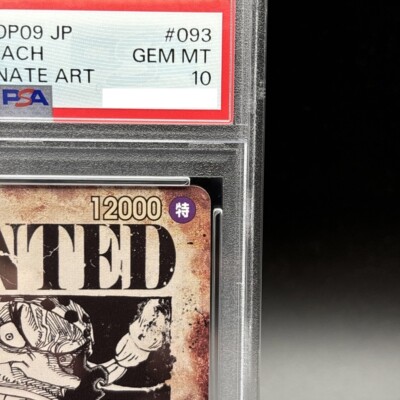 PSA 10 Teach OP09-093 Wanted SR-SPC Emperors in the New World ONE