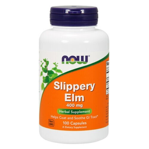 Now Foods , Slippery Elm, 400 Mg, 100 Capsules - Image 9