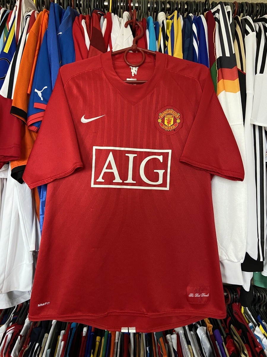 MANCHESTER UNITED 2007 2009 HOME SHIRT JERSEY NIKE 237924 MANCHESTER UNITED 2007 2009 HOME SHIRT JERSEY NIKE 237924