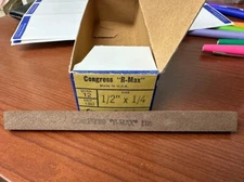 CONGRESS TOOL CO. POLISHING STONE 180 G 1/2"X1/4"X6" R-MAX LOT OF 3