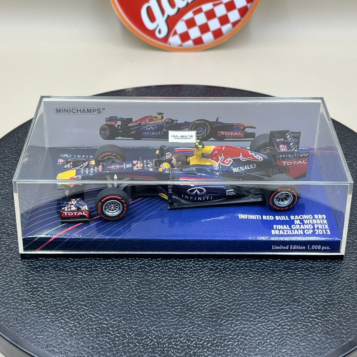MINICHAMPS 1/43 Infiniti Red Bull RB9 Mark Webber Final MINICHAMPS 1/43 Infiniti Red Bull RB9 Mark Webber Final