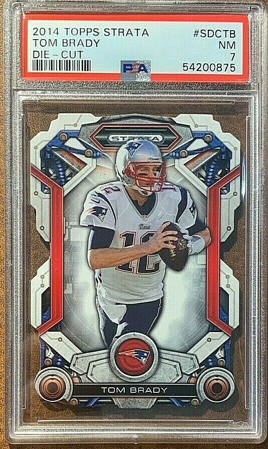2014 Topps Strata Die Cut #SDCTB Tom Brady New England Patriots