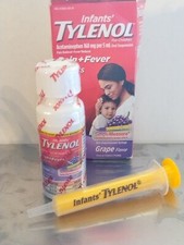 TYLENOL Infants Grape Flavor  Pain & Fever - 1 OZ Exp 08/2025