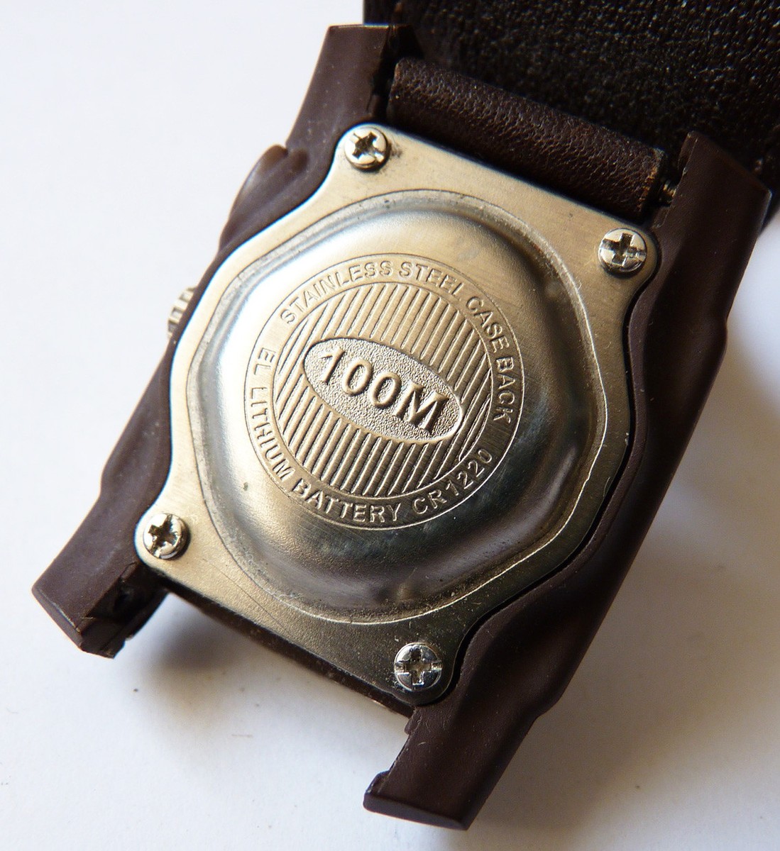 Montre BANANA MOON à Double Pile Avec éclairage - Classique Unisexe En Cuir Et Acier - Occasion Bon état
