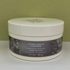  1 Bath  Body Works SNOWFLAKES  CASHMERE 48hrs Moisture Body Butter 6.5oz NEW
