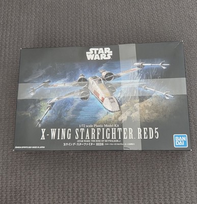 Bandai Star Wars X-Wing Starfighter Red5 1/72 Scale Plastic Model Kit COMPLETE