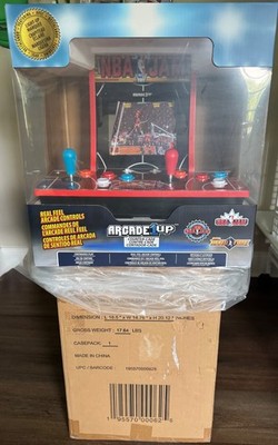 Arcade1Up NBA JAM Countercade 2 Player Lighted Marquee New in Box