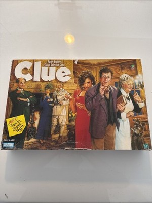Clue Board Game (1998, Hasbro, Parker Brothers) Complete,