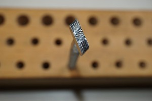 Vintage Rare Leather Carving Basketweave Tool Stamp X505 Craftool USA