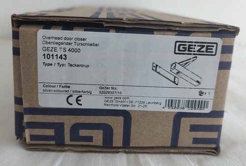 Geze TS 4000 overhead door closer-Silver, type Teckentrup; new & original packaging - Picture 1 of 12