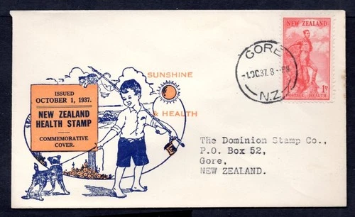 New Zealand - 1937 Health Issue First Day Cover