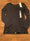 GIRL’S CHEROKEE BLACK LONG SLEEVED ULTIMATE TEE LARGE 10 12 NEW WITH TAGS NWT — photo 1