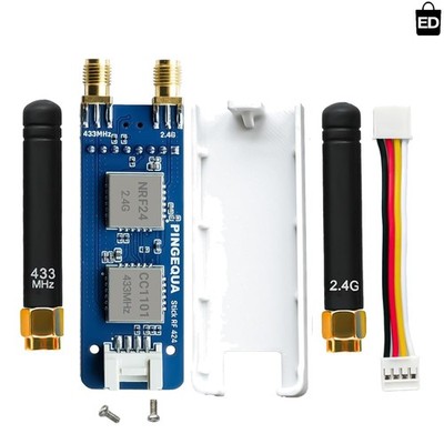 Educational Stick-RF 424 Expansion Board with 3D Case for M5Stack StickC Plus 2