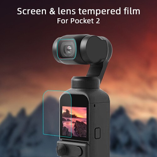 4PCS 9H Tempered Glass Screen Protector Lens Film For DJI OSMO POCKET 2 Gimbal - Photo 2 sur 12