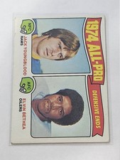 1975 Topps Football Card Jack Youngblood Elvin Bethea All Pro Ends #213