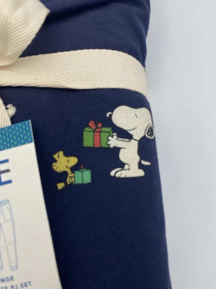 Juego de pijamas de cacahuetes de Navidad AE American Eagle para hombre pequeño Snoopy ¡Regalo perfecto para adolescentes! Foto 2 de 4