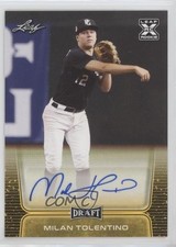 2020 Leaf Draft Auto Gold Milan Tolentino #BA-MT1 Auto 0hx5
