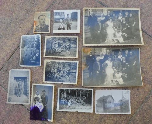 German WW2 Wehrmacht Soldier PHOTO LOT set 11 pcs