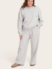 Parke x Target Women's Mockneck Pullover Sweatshirt - Heather Gray L/XL NWT