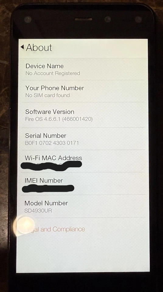 亚马逊 Fire 手机 SD4930UR 32GB 无锁版 4G LTE 状况完好 — 第 4/4 张图片