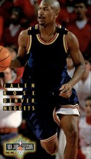 Jalen Rose 1994-95 Jam Session #50 Denver Nuggets RC MICHIGAN