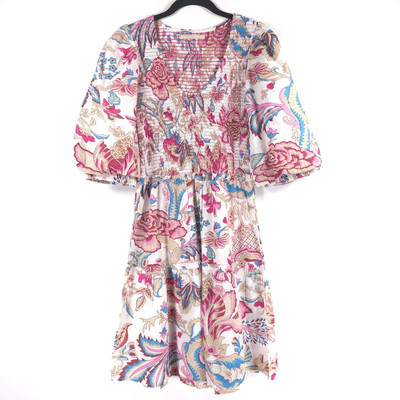 knee length dresses for ladies Genovia Floral Mini Dress