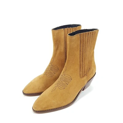 Zadig & Voltaire Western Stiefel Damen EU 36 Braun Leder Cowboy Boot Stiefelette - Bild 1 von 4