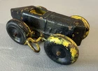 Early Louis Marx No 3 Tin Wind Up Clockwork Race Car As Is Must See