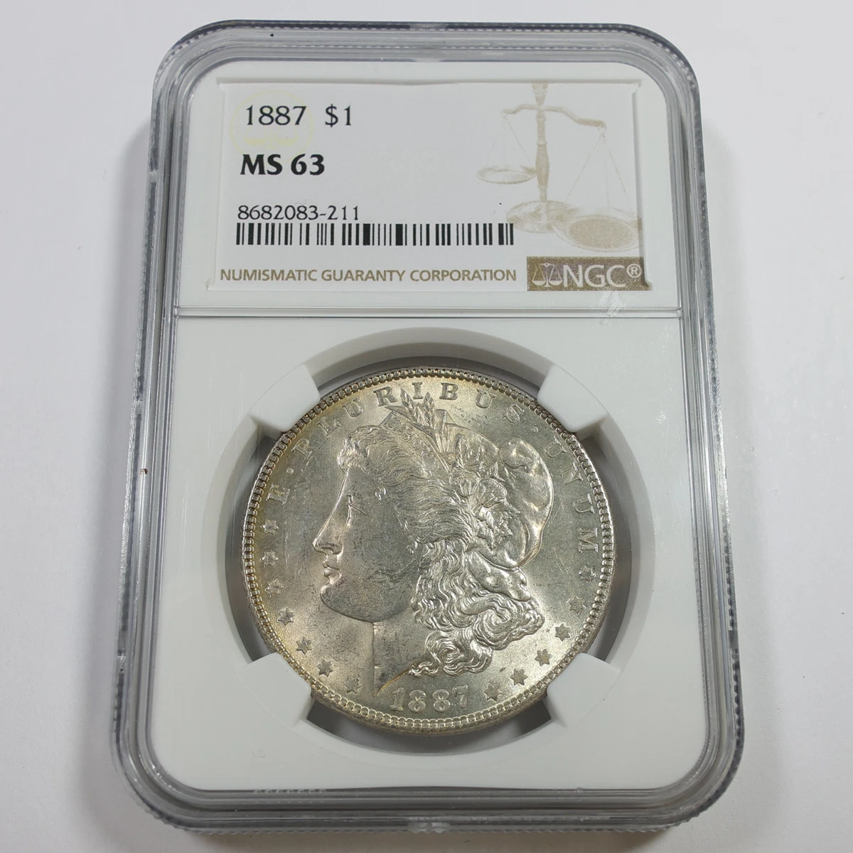 MS 63 Graded 1887 Year Morgan US Dollars (1878-1921) for sale | eBay