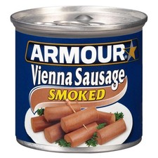 Armour Star Vienna Sausage, Smoked, Canned 4.6 Ounce Pack of 24