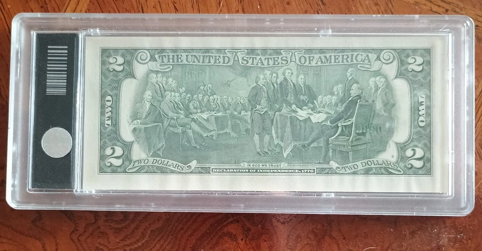 Donald Trump MAGA $2 Bill Sealed “Presidential Note” Rare Auth Uncirculated 001 - Image 2 of 4
