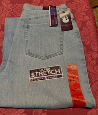 NEW Gloria Vanderbilt Ladies Amanda Classic Fit Taper Ultra Stretch Jeans 8 avg