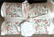 NWT Pottery Barn Kids Bria Hammel Rose Baby Quilt Pink Toddler Crib