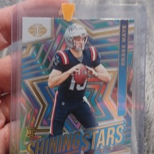 Panini Topps Drake Maye Patriots Rookie 2 Card Lot Shining Stars All-Etch